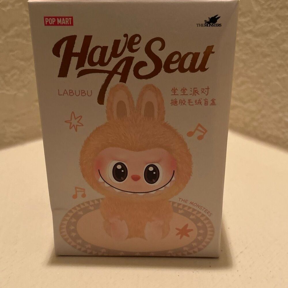 POP MART Labubu The Monsters Have A Seat Vinyl Face Blind Box New Sealed
